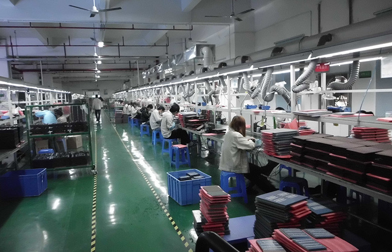 SHENZHEN YUCHIP LIGHTING CO., LTD línea de producción del fabricante