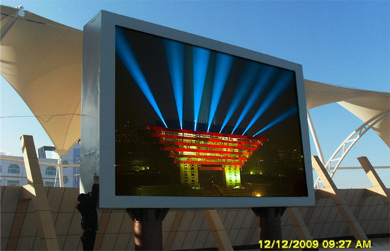 Large Size Advertising LED Billboards , P16 1RGB Full Color LED Panels