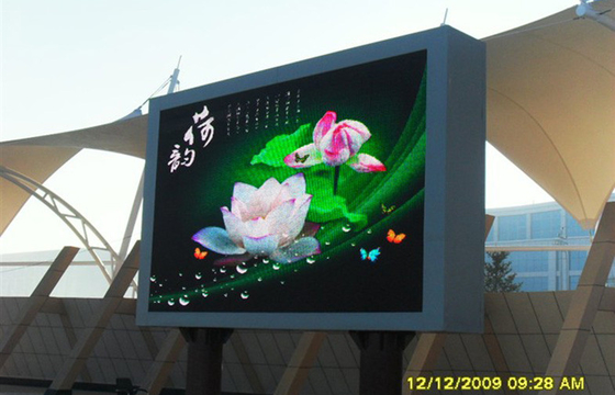 Large Size Advertising LED Billboards , P16 1RGB Full Color LED Panels